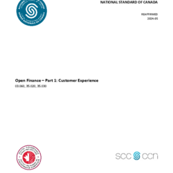 CAN/DGSI 110-1, Open Finance – Part 1: Customer Experience thumbnail icon