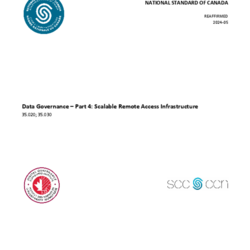 CAN/DGSI 100-4, Data Governance – Part 4: Scalable Remote Access Infrastructure thumbnail icon
