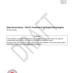 CAN/DGSI 100-8, Data Governance – Part 8: Framework for Digital Sovereignty thumbnail icon