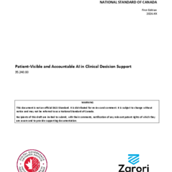 CAN/DGSI 138, Patient-Visible and Accountable AI in Clinical Decision Support thumbnail icon