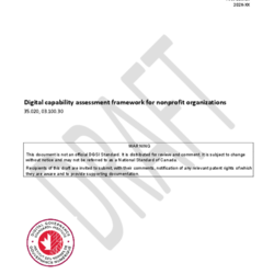 DGSI 135, Digital capability assessment framework for nonprofit organizations thumbnail icon