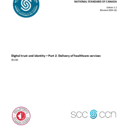 CAN/DGSI 103-2, Digital trust and identity – Part 2: Delivery of healthcare services thumbnail icon