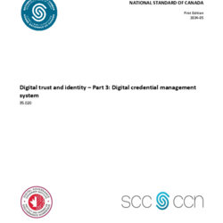 CAN/DGSI 103-3, Digital trust and identity – Part 3: Digital credential management system thumbnail icon